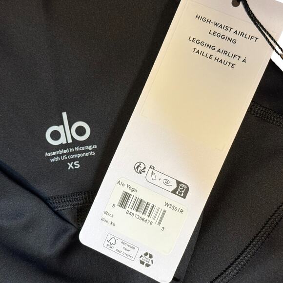Alo Yoga High-Waist Airlift Legging 🖤 XS NWT | Sculpting Yoga & Activewear - Picture 5 of 7